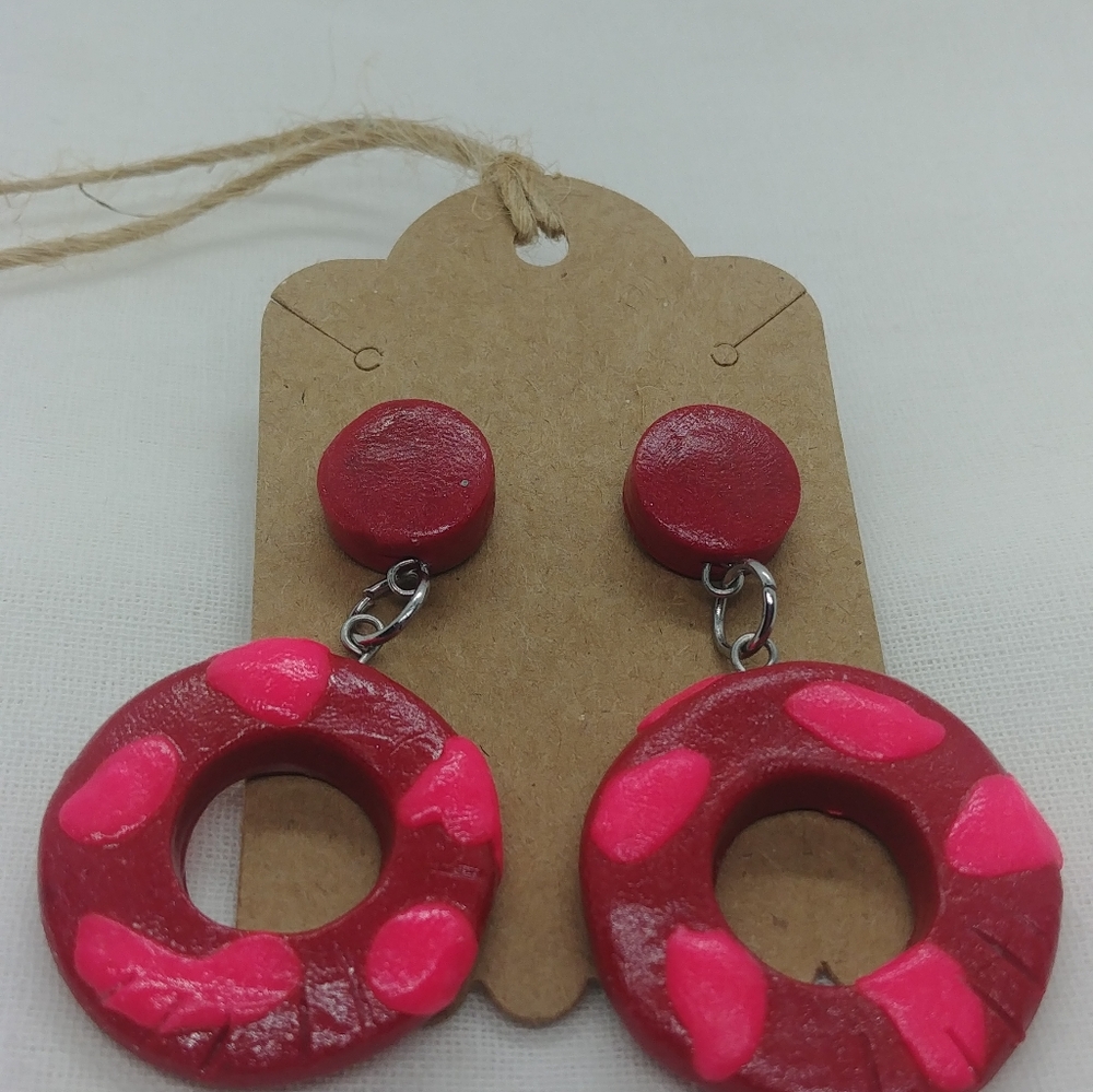Handmade polymer earrings